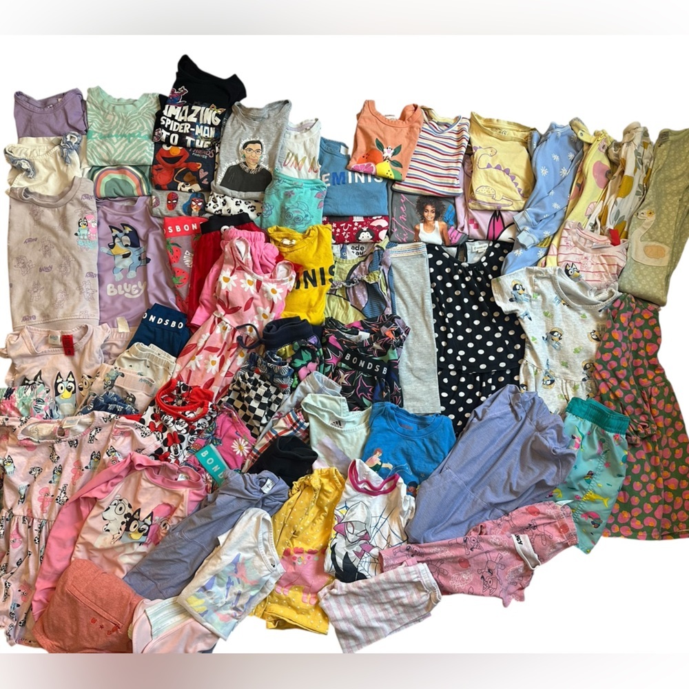 Mystery Lot of 4T/5T Girl Toddler Kid Clothes up to 20 Items/5lbs